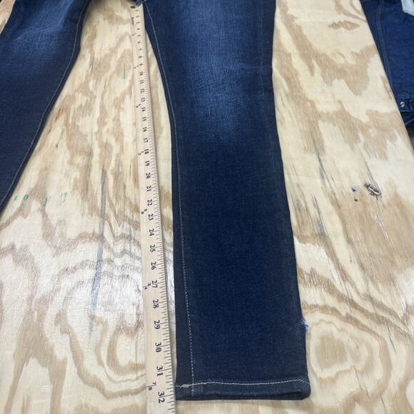 BKE Buckle Black Skinny High Rise Womens Size 32 X32 Stretch Slimming Dark Wash - Picture 12 of 14